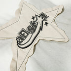 Y2K Star Spliced Oversized T-Shirt — fit shot
