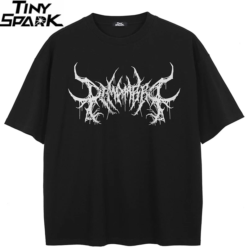Metal Black Faded T-Shirt — back view