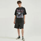 Vintage Black Washed T-Shirt — front view