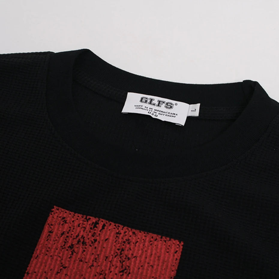 Graphic Oversized Long Sleeve Tee — back view
