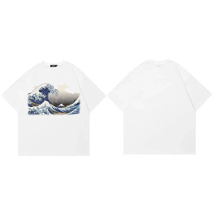 Great White Graphic T-Shirt — fabric close-up