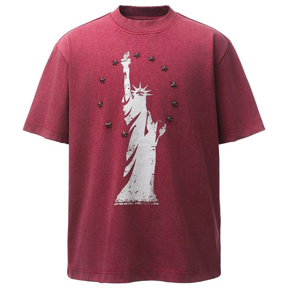 Vintage Star Graphic Oversized T-Shirt — styling shot