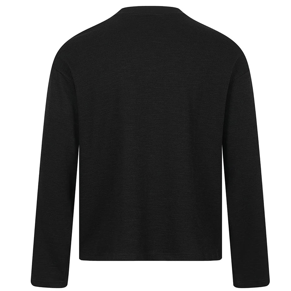Y2K Graphic Loose Long Sleeve Tee — detail shot
