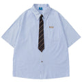 Y2K Vintage Loose Shirt — styling shot