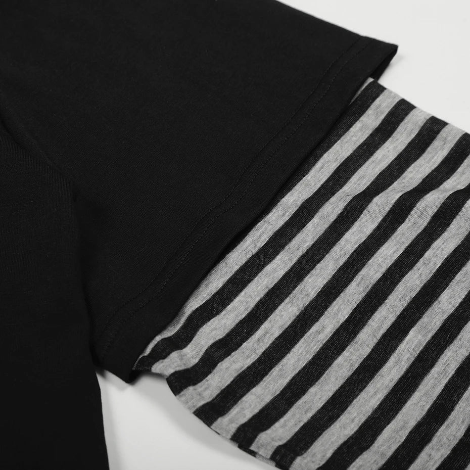 Shirts Y2K Oversized Long Sleeve Tee — detail shot