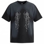 Tshirts Vintage Graphic Oversized T-Shirt — back view