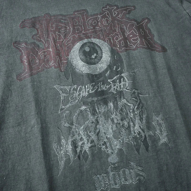 Eye Print T-Shirt — fabric close-up