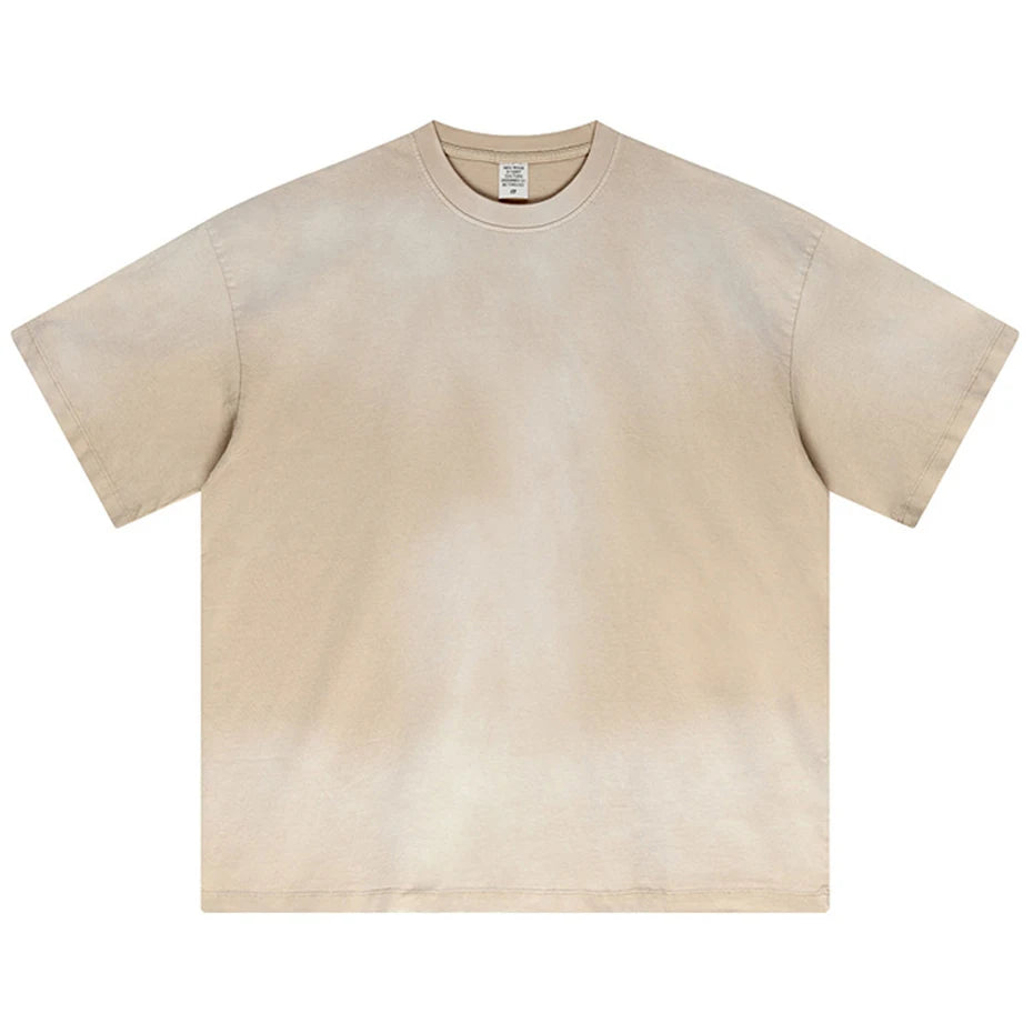Retro Vintage Washed Oversized T-Shirt — front view