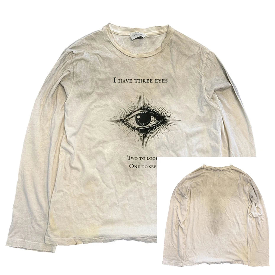 Punk Anime Graphic Oversized T-Shirt — detail shot