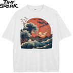 Black Sun Washed T-Shirt — fabric close-up