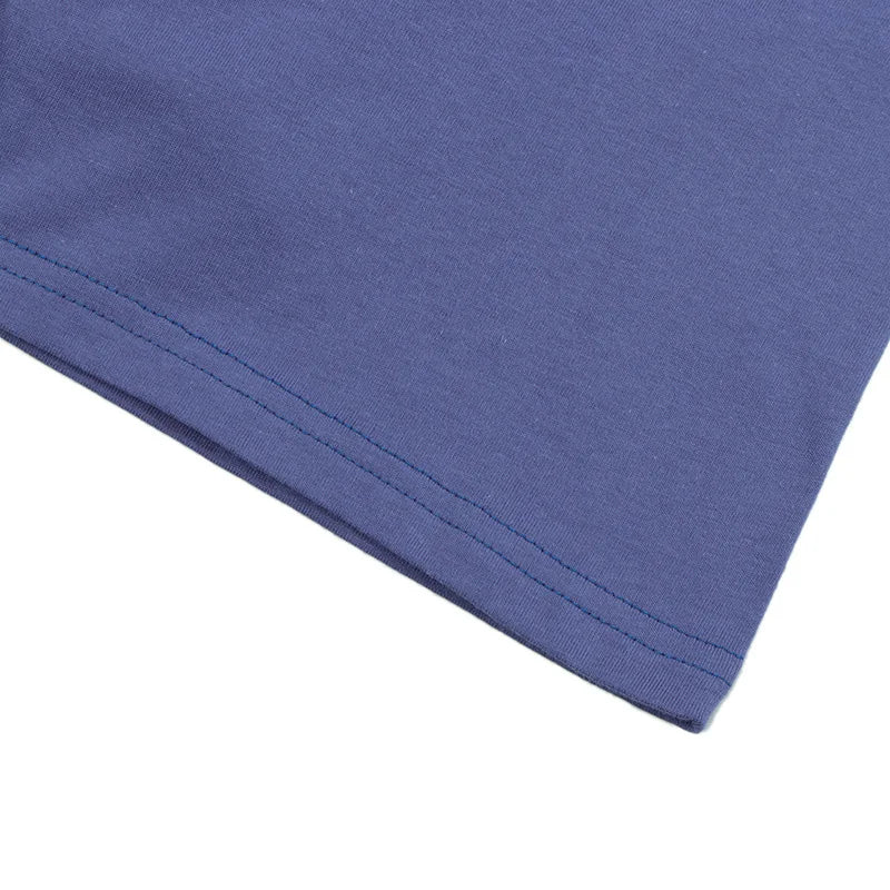 Funny Cartoon Cat Graphic T-Shirt — fabric close-up