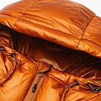 White Puffer Jacket — fit shot