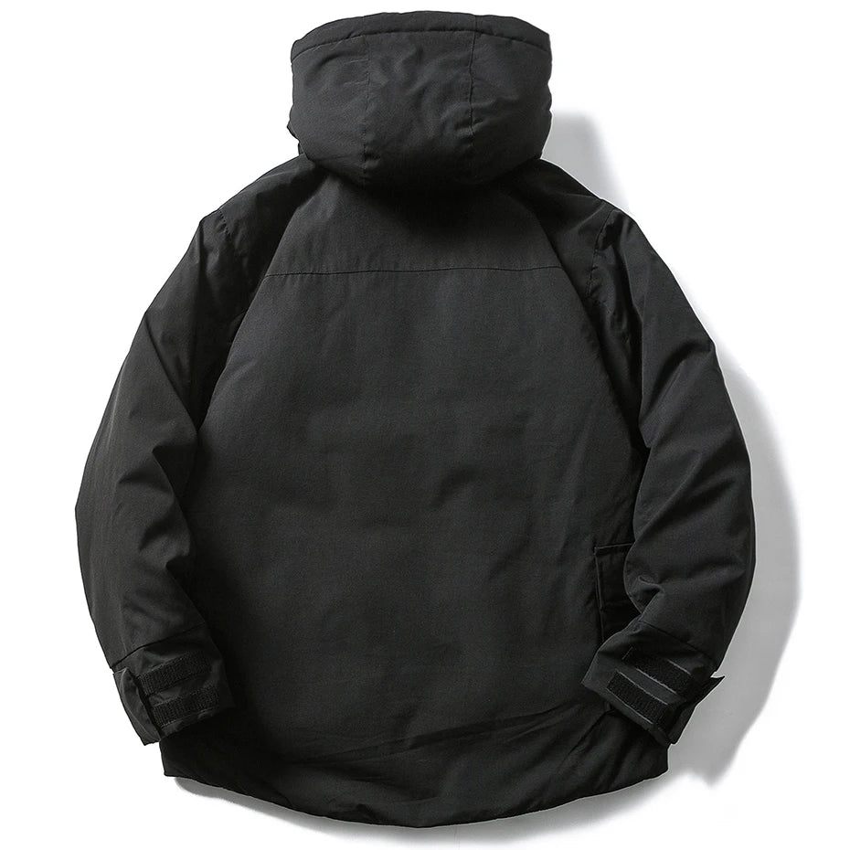 Mask Padded Puffer Jacket — detail shot