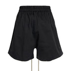 Black Loose Shorts — front view