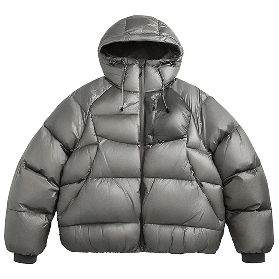 White Puffer Jacket — styling shot