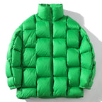 Padded Loose Puffer Jacket — back view