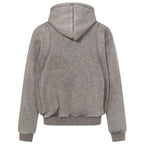 Plush Vintage Oversized Hoodie — detail shot