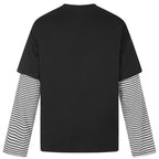 Loose Vintage Oversized Long Sleeve Tee — front view