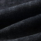 Punk Black Patchwork Oversized T-Shirt — fit shot