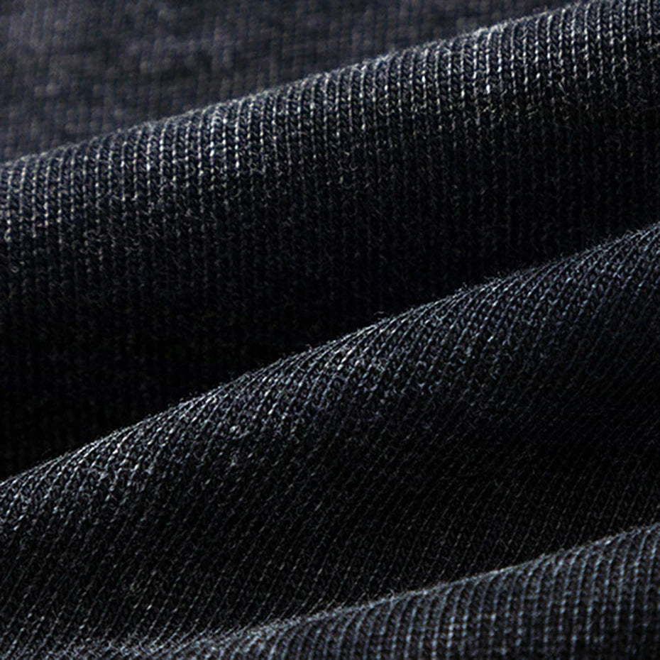 Punk Black Patchwork Oversized T-Shirt — fit shot