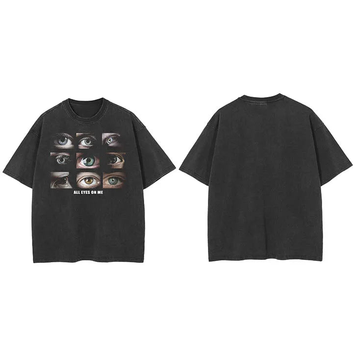Black Eye Washed T-Shirt — fit shot