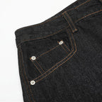 Denim Wide Leg Jeans — detail shot