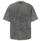 Vintage Pleated Oversized T-Shirt — front view