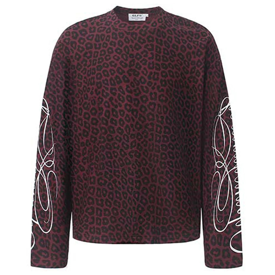 Leopard Oversized Long Sleeve Tee — styling shot