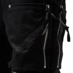 Y2K Techwear Zip Pocket Cargo Pants — fit shot