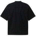 Y2K Black Graphic Oversized T-Shirt — front view