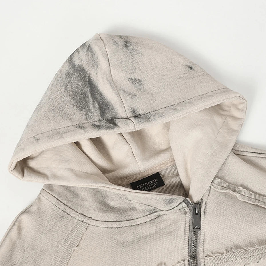 Vintage Patchwork Regular Jacket — fit shot