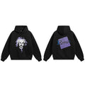 Print Graphic Hoodie — fabric close-up