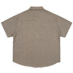 Vintage Print Oversized Shirt — back view
