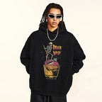 Hooded Graphic Hoodie — front view