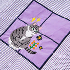 Funny Cats Graphic Loose Shirt — fit shot
