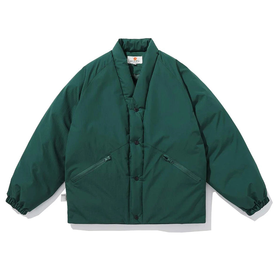 Loose Puffer Jacket — side view