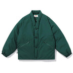 Loose Puffer Jacket — side view
