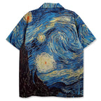 Vintage Star Graphic Oversized Shirt — front view