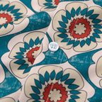 Sleeve Vintage Graphic Loose Shirt — detail shot