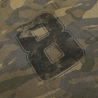 Vintage Camouflage Oversized Long Sleeve Tee — detail shot