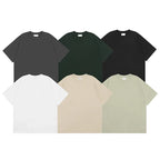 Plain Solid Color Loose T-Shirt — front view