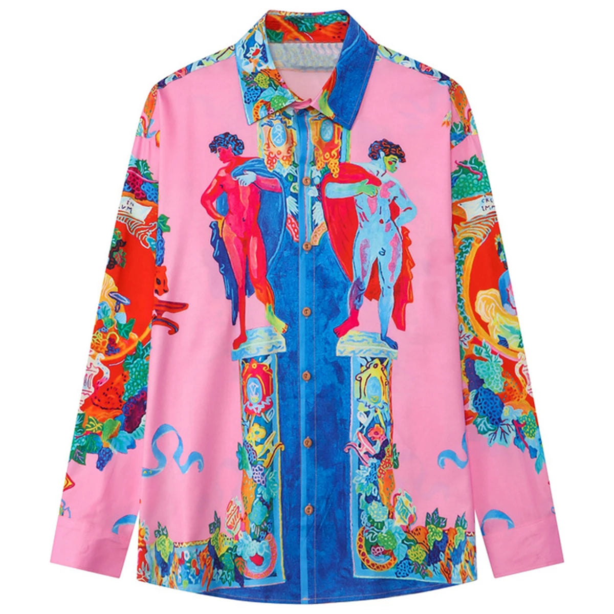 Print Oversized Shirt — styling shot