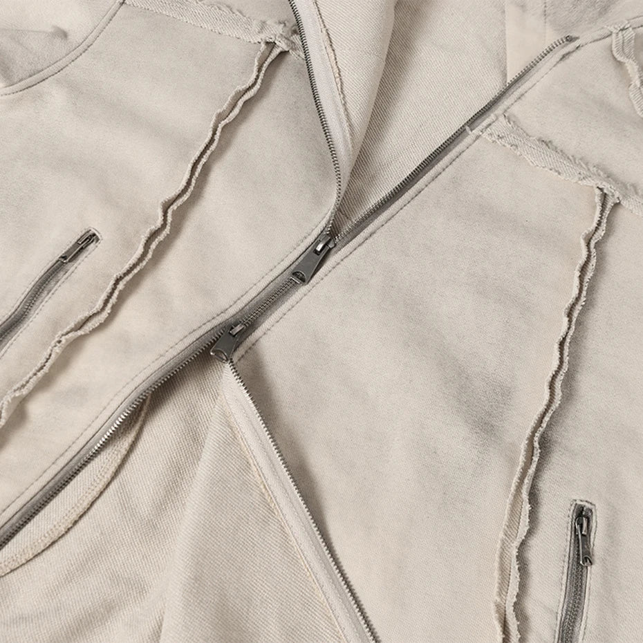 Vintage Patchwork Regular Jacket — fabric close-up
