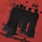 Shadow Graphic Loose T-Shirt — back view