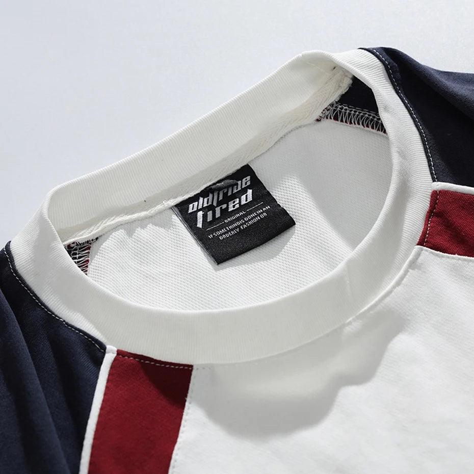 Sleeve Vintage Oversized T-Shirt — fit shot