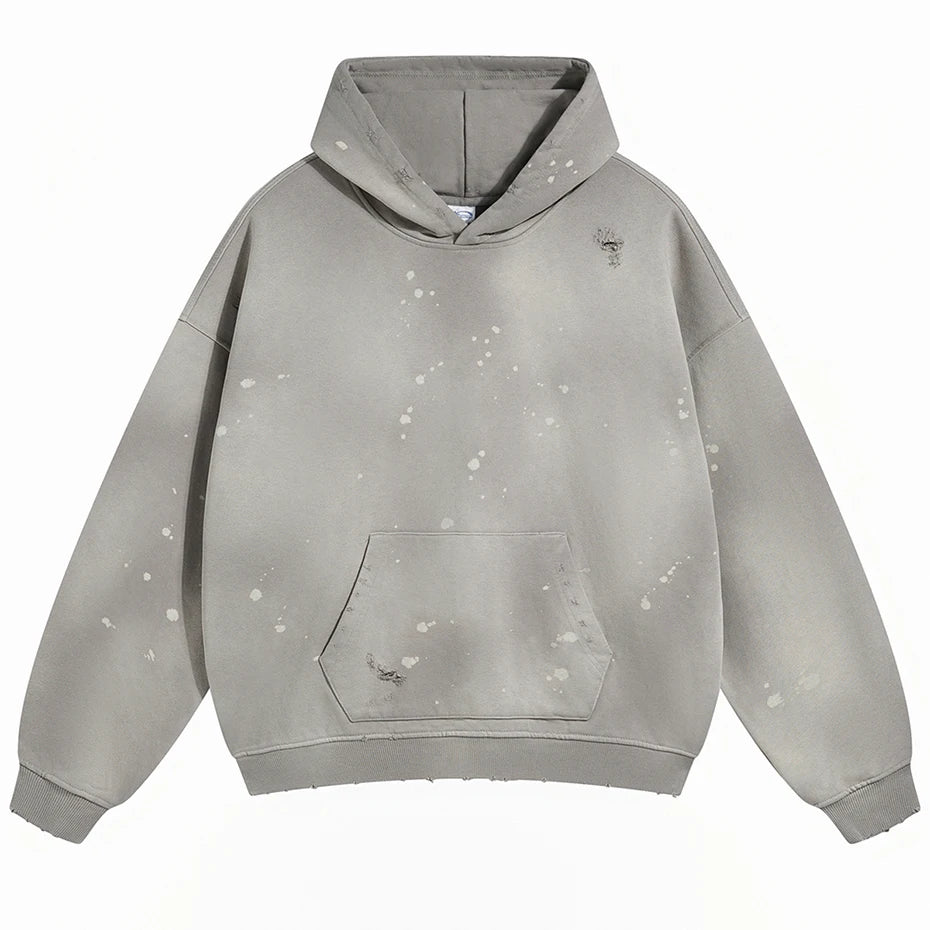 Broken Vintage Oversized Hoodie — fabric close-up
