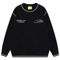 Sweaters Vintage Knit Oversized Sweater — back view