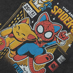 Spider Cat Graphic T-Shirt — front view