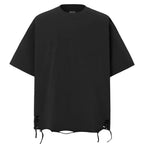 Y2K Ripped Oversized T-Shirt — detail shot