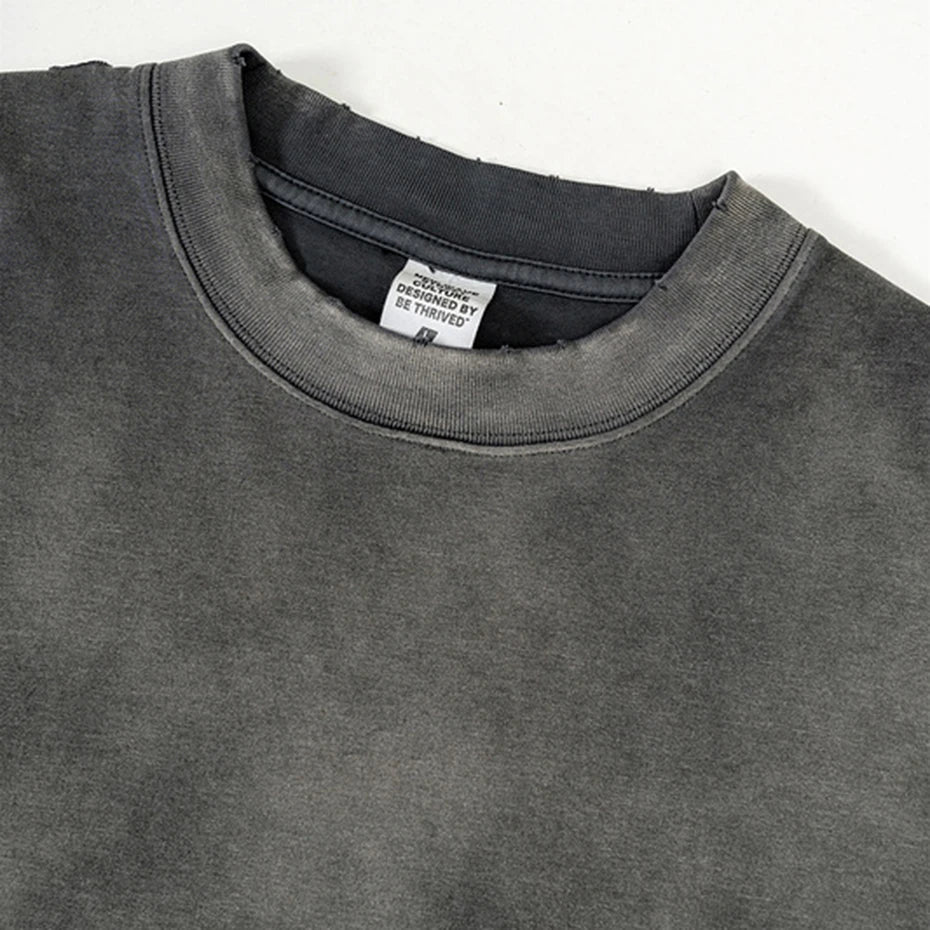 Shirts Vintage Washed Oversized T-Shirt — fit shot